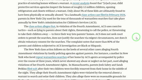 Class Action Lawsuit Filed Against Child Protective Services In New York