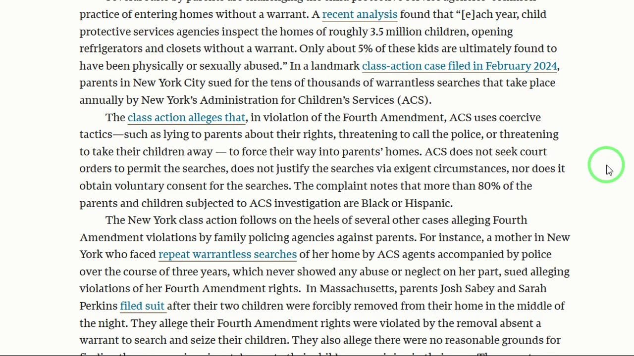 Class Action Lawsuit Filed Against Child Protective Services In New York