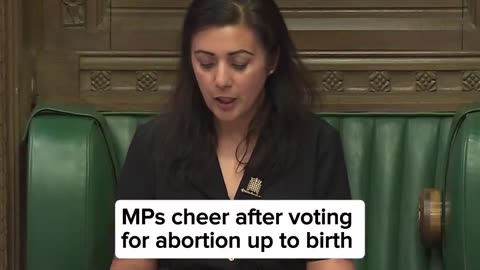 The moment the UK Parliament cheered when abortion up to birth was legalised