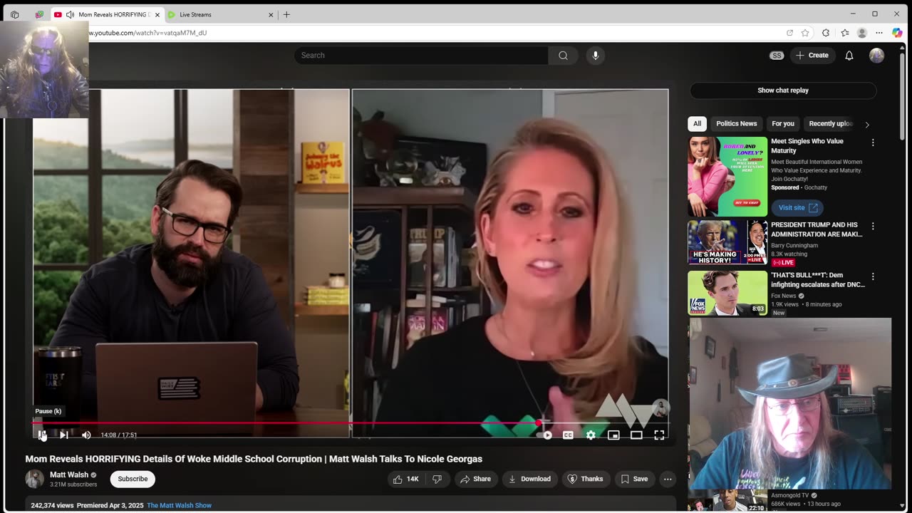Lets react, HORRIFYING Details, Woke Middle School Corruption | Matt Walsh Talks To Nicole Georgas