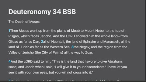 Deuteronomy 33-34