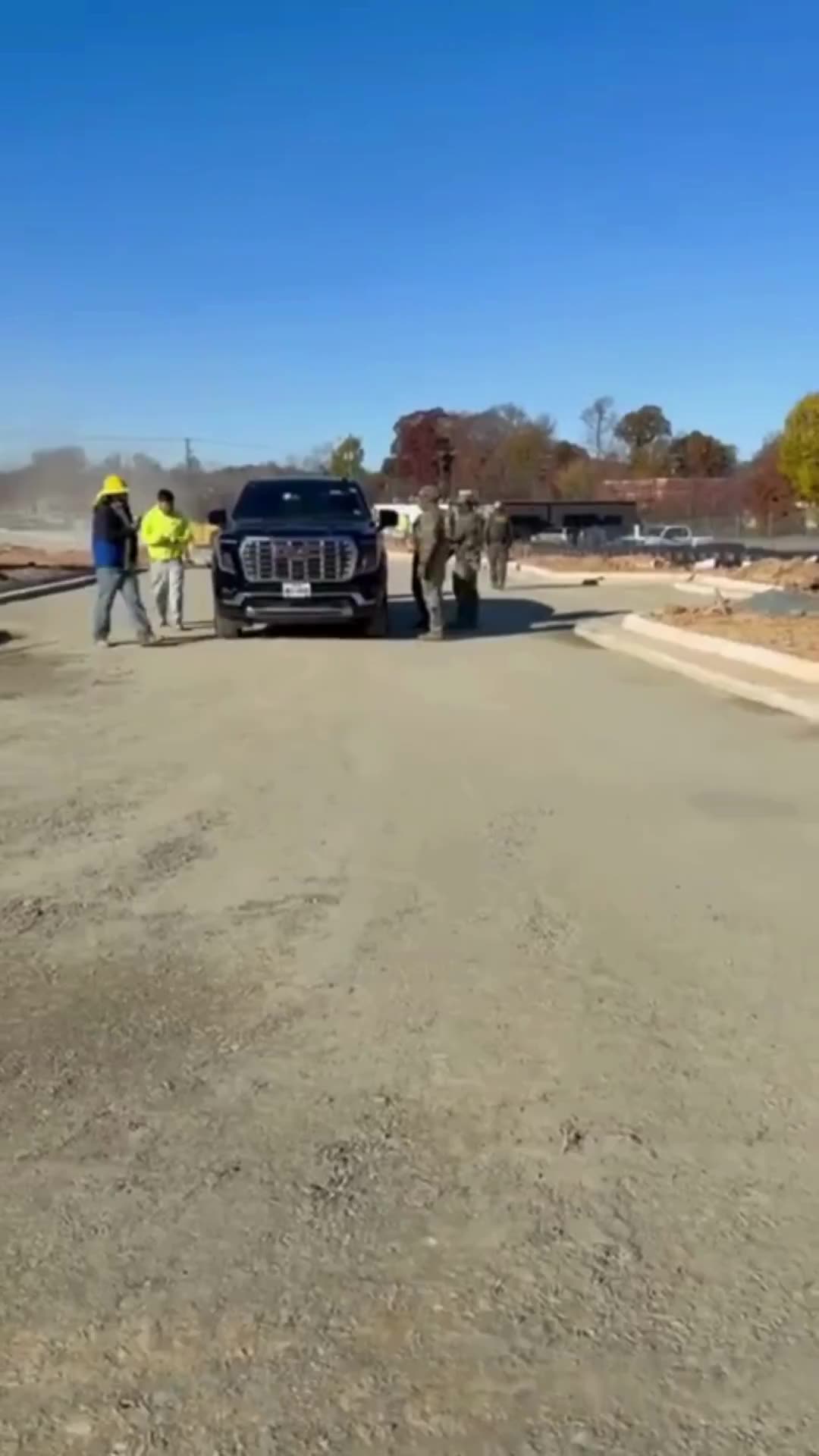 CBP got at least one construction worker at this site.