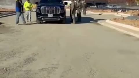 CBP got at least one construction worker at this site.