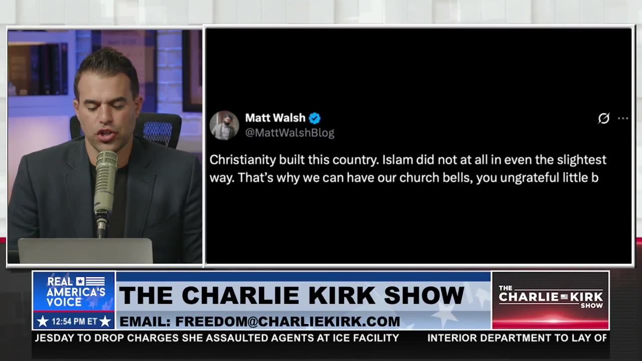 MEHDI HASSAN WANTS MUSLIM PRAYERS ON LOUD SPEAKERS LIKE "CHURCH BELLS"