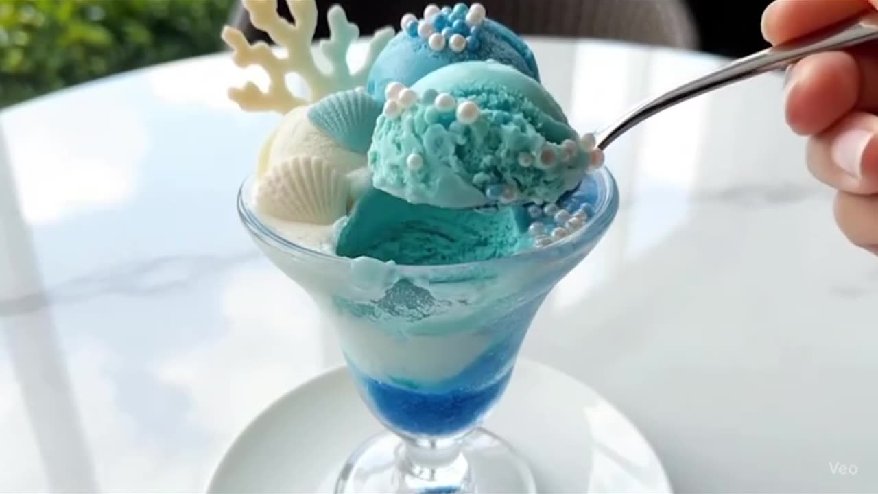 Ai gives your month an Exotic 🧁 #asmr #asmrsounds #asmrvideo #asmreating #food #des