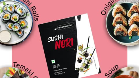 Premium Nori Sheets for Sushi and Snacks – Urban Platter