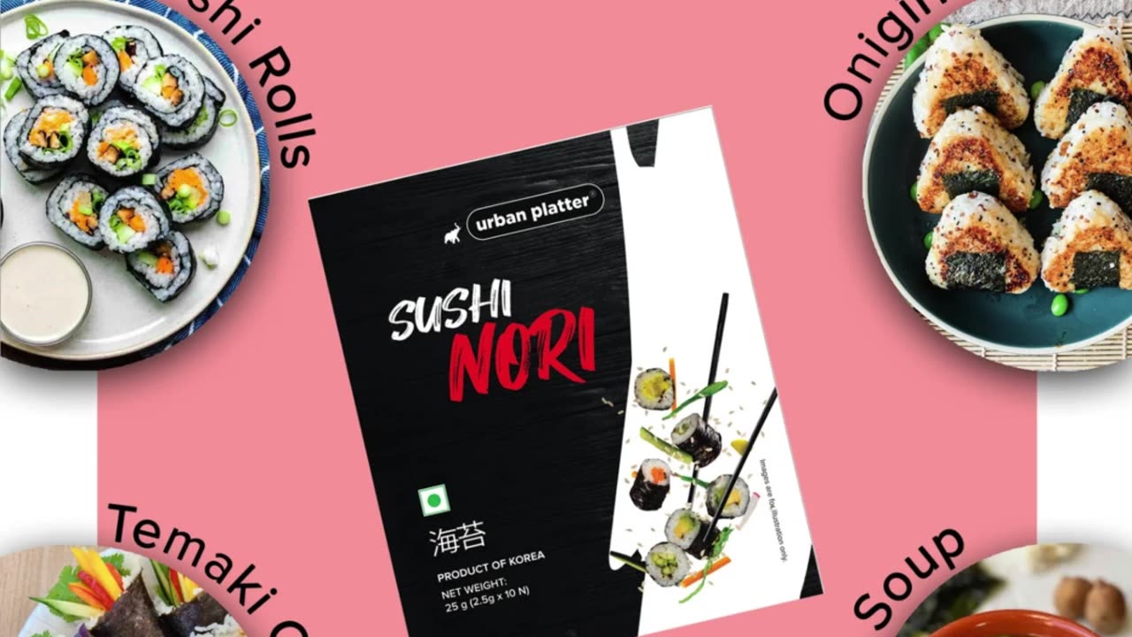 Premium Nori Sheets for Sushi and Snacks – Urban Platter