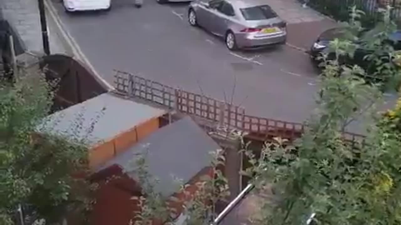 This happened today in Limehouse, East London