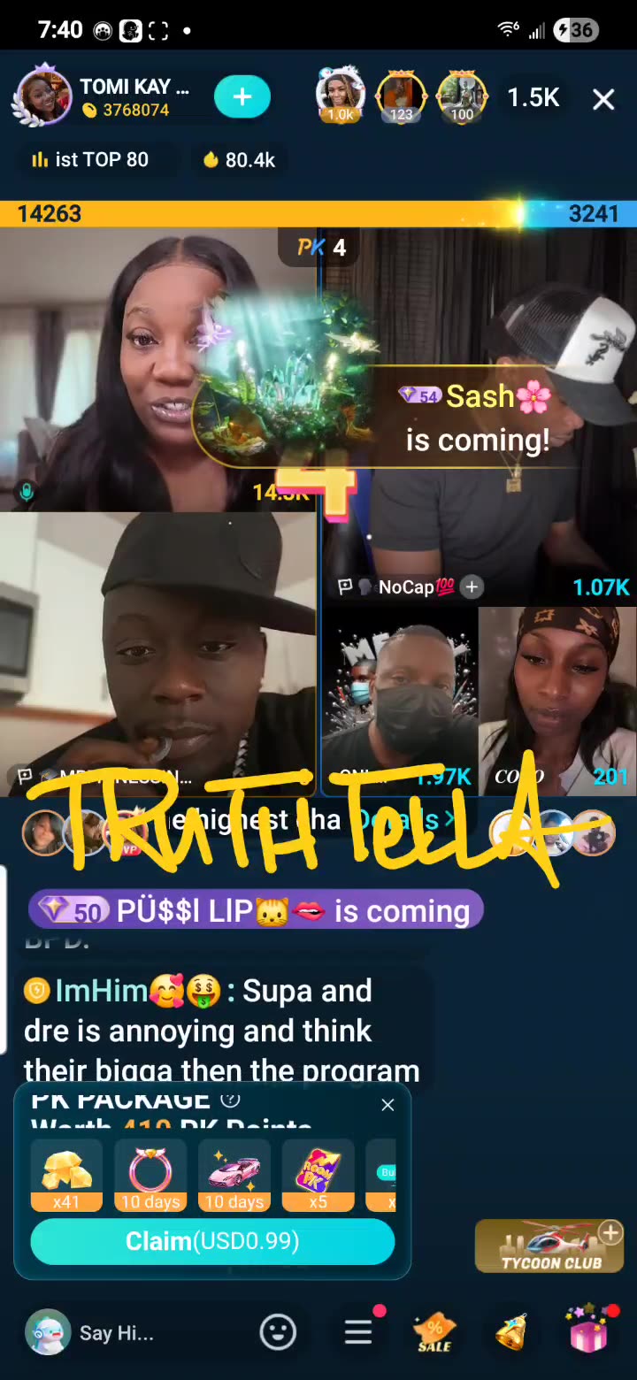 QUEEN TOMIKAY TEAM PK WITH DREBABY PT. 2