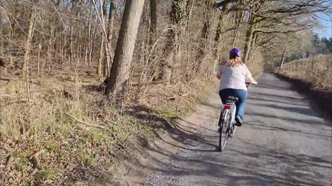 A great bike ride with the delightful julie.