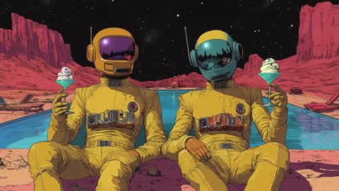Daft Punk Desert Funk 🤖🕺 Chill Future Funk Playlist