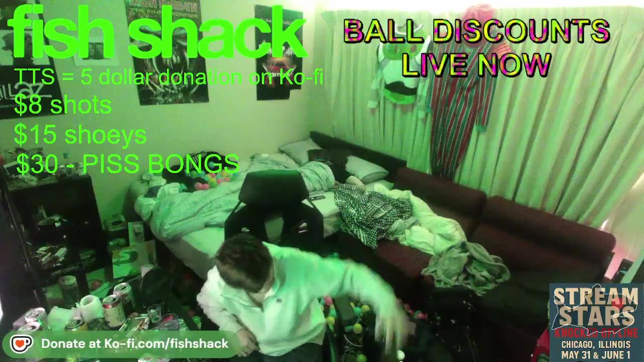 Sharpfart takes the p*ss bong very seriously | fish shack