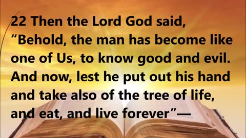 God sets cherubim to guard the Tree of Life