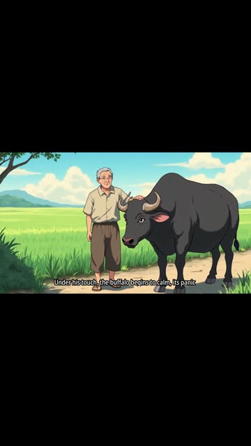 The Rescuer Highlights Grandpa Rescues A Baby Water Buffalo