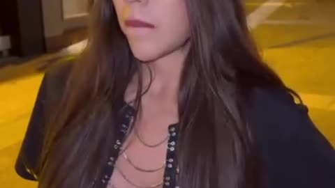Can you find out what she's taking about