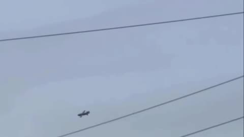 🇺🇦🚀 One of the missiles that took part in the combined attack on Donetsk.