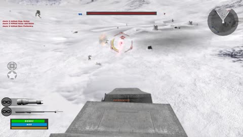 SWBF2 (2005): Instant Action Conquest Hoth Empire Gameplay