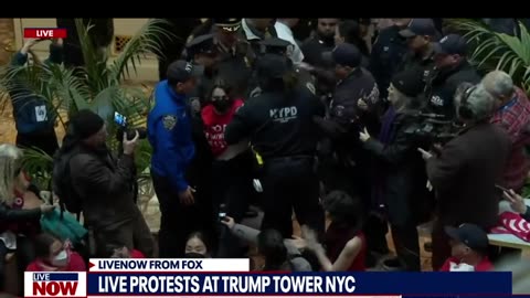 WATCH Protestors arrested at Trump Tower in New York City