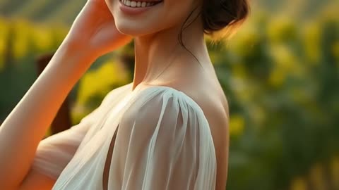 "Divine Feminine in Nature 🍃 Blossoming Grace and Elegance"