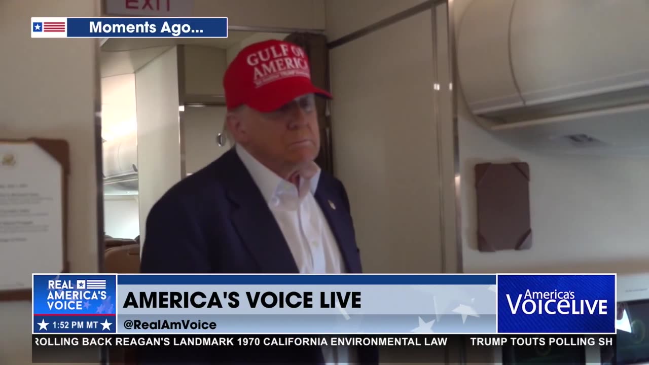 POTUS ON AIR FORCE ONE ON MASSIE