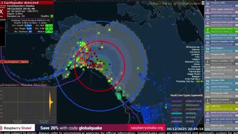 Powerful magnitude 6.8 earthquake strikes along Alaska’s border with Canada