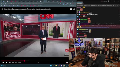 Hasan Abi 29.04.25 🍚CANADA ESCAPES TRUMPISM!🍚100 DAYS OF BURGERREICH!🍚👑