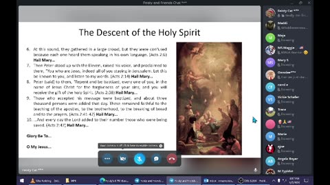 Feisty's 8 PM (Eastern) Scriptural Rosary