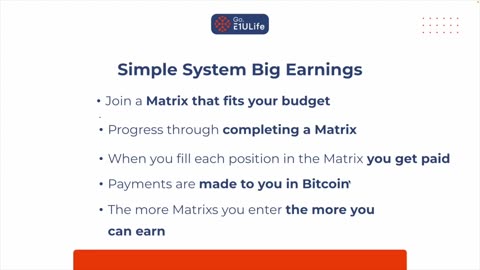 Go.E1ULife Tutorial Clip 4. (Earn BitCoin)