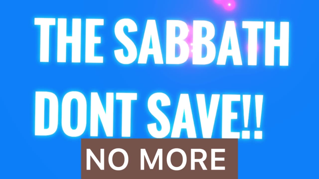 @chrismindanao, The Sabbath Doesnt Save!! Clearing The Myth!!🫡