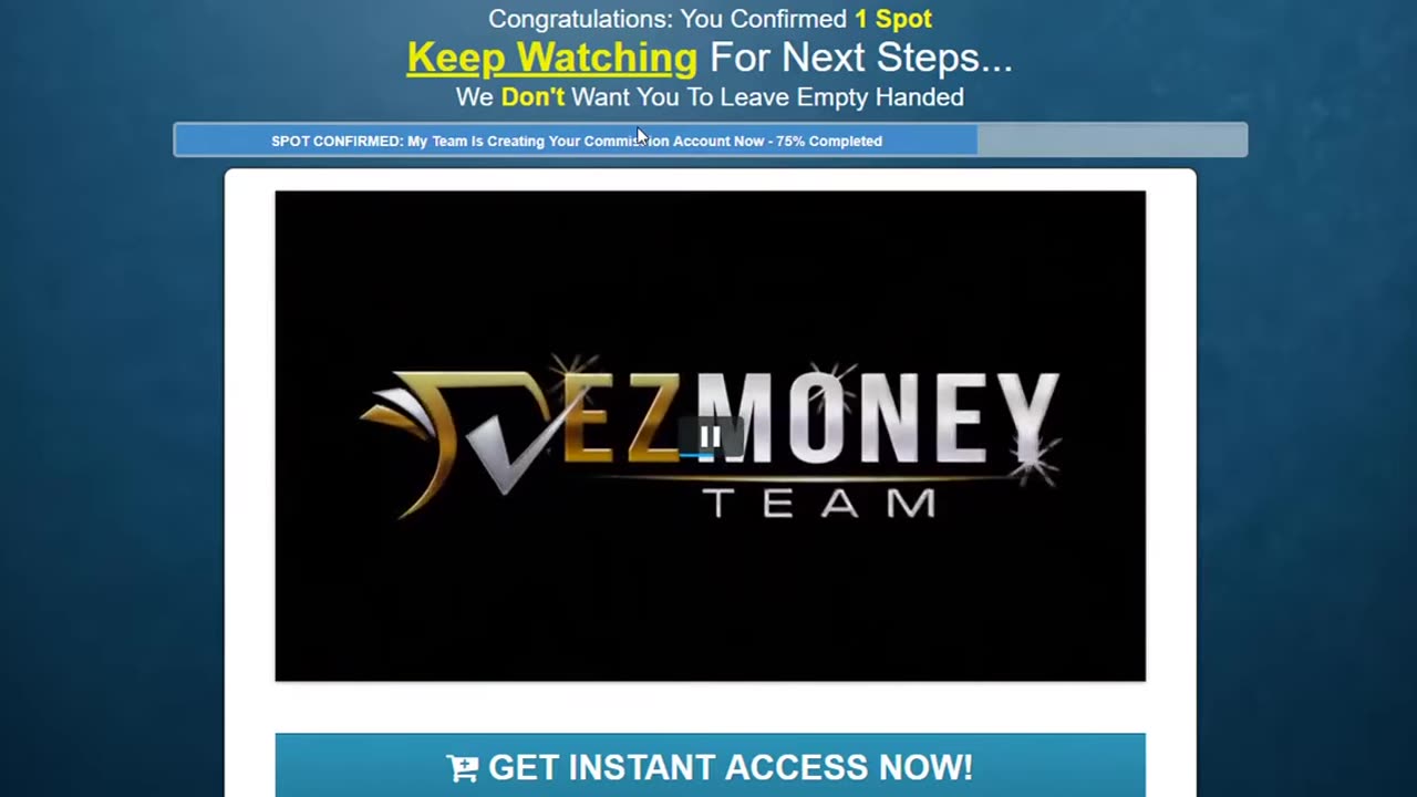 My EZ Money Team Review - A Legit System?