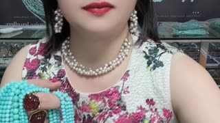 20250910-5 A cool summer｜Turquoise necklace, mini but eye-catching