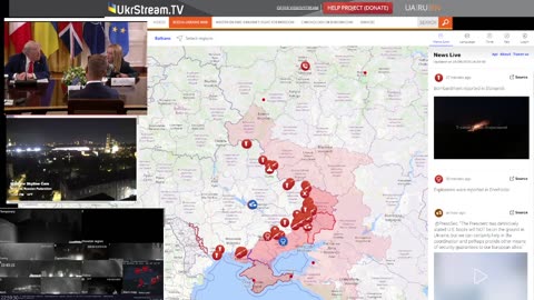 LIVE: Russia-Ukraine War Updates | Real-Time Military Map & Moscow & Ukraine Webcams |