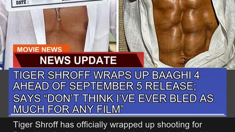 Tiger Shroff Wraps up Baaghi Ahead of September