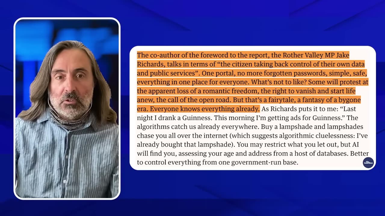 DIGITAL ID: "My blood runs cold at the thought of mandatory digital ID" (Neil Oliver)