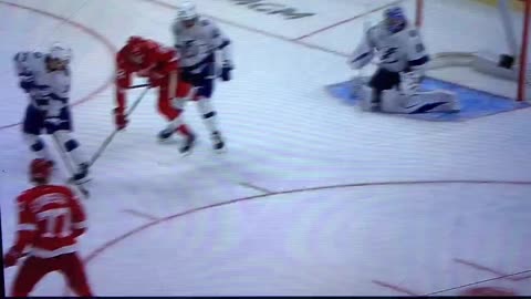 Red Wings D #44 Alex Sandin-Pellikka 🥅(1)🏒Snap-Shot Goal