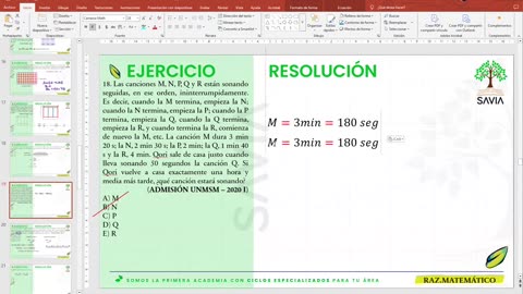 SAVIA REPASO 2025 - 2 | Semana 03 | RM S2