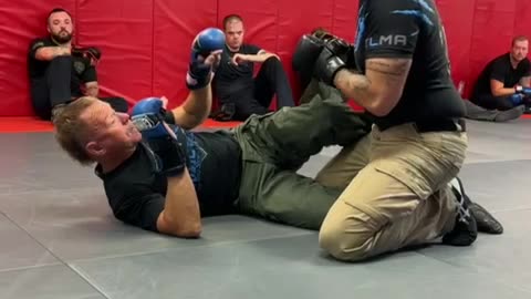 Half Guard to Underhook against punches