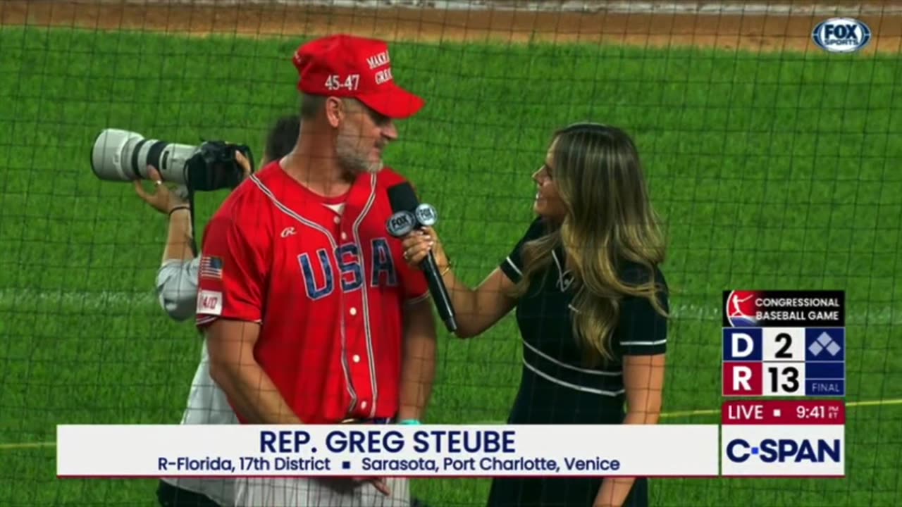 Joining FS1 and C-SPAN to Discuss the Congressional Baseball Game