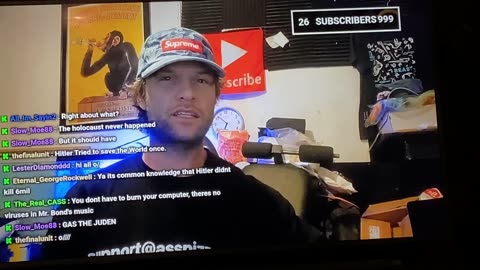 SJC and his viewers speak in defence of Hitler on Kick