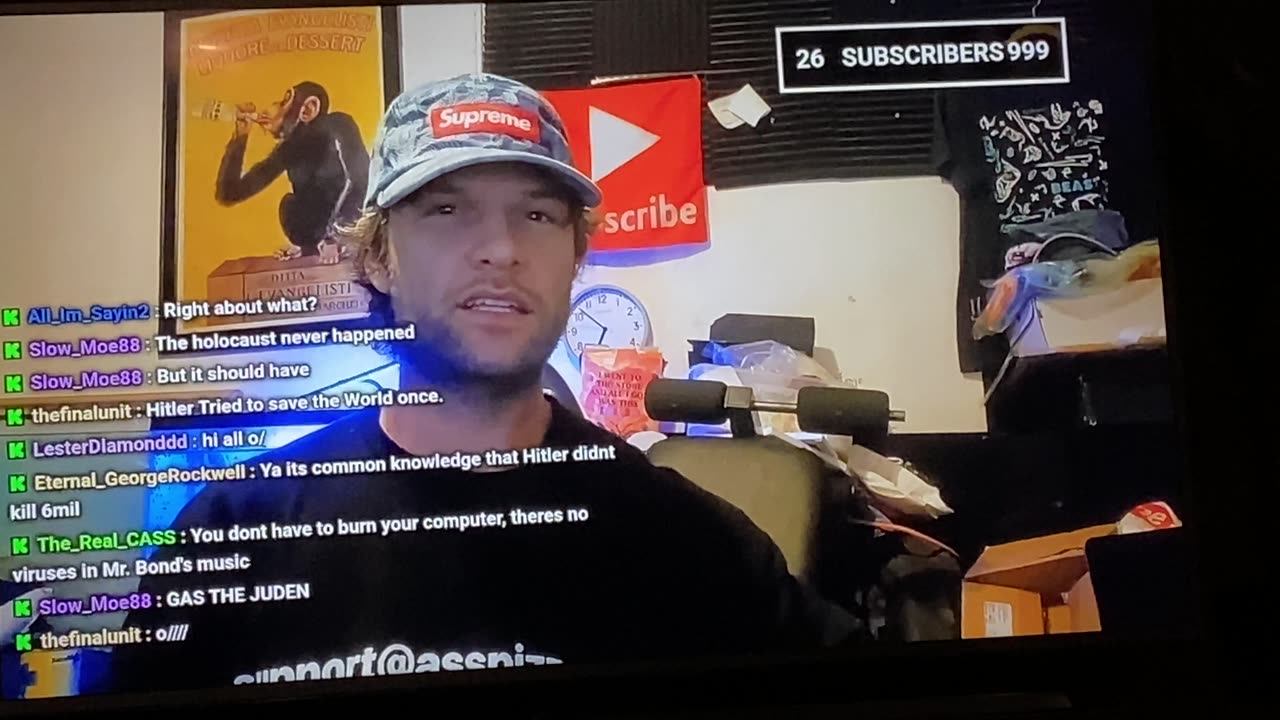 SJC and his viewers speak in defence of Hitler on Kick