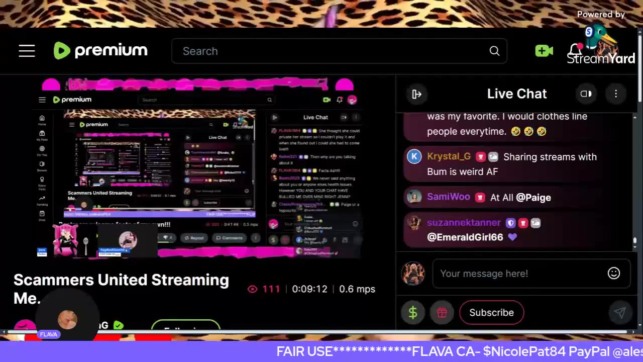 Restream w/some facts of my own!!!
