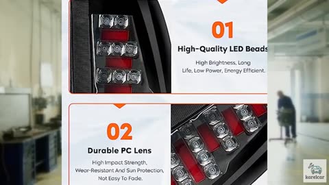 Tail Light + 3rd Third Brake Cargo Lamp for Chevy & GMC C1500 K1500 1988-1999; C