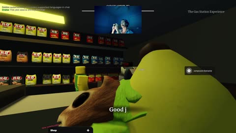 Playing 'The Gas Station Experience' on Roblox... Then ALIENS Showed Up!?