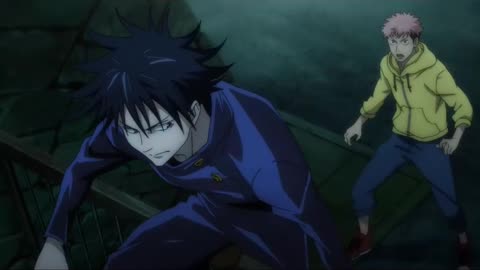 Fushiguro Steps Up To Protect Yuji | JJK S1E1
