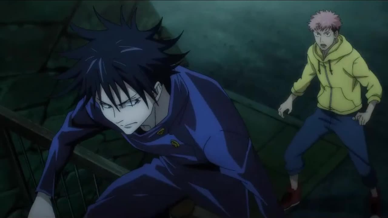 Fushiguro Steps Up To Protect Yuji | JJK S1E1