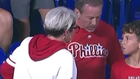 ‘Karen’ Phillies Grabbing A Home Run Ball From A Kid
