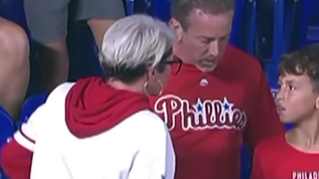 ‘Karen’ Phillies Grabbing A Home Run Ball From A Kid