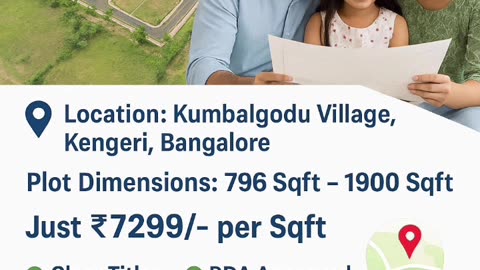 BDA APPROVED LAYOUT – PREMIUM PLOTS FOR SALE | बीडीए अनुमोदित लेआउट - बिक्री के लिए प्रीमियम प्लॉट |