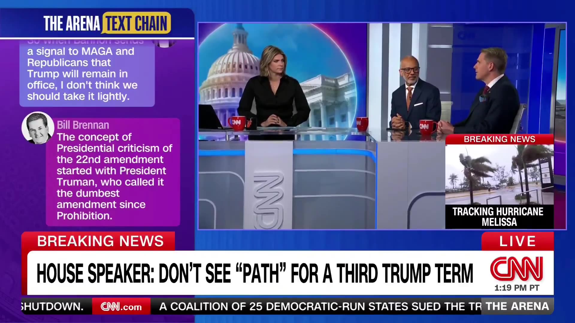 Scott Jennings MOCKS Democrats for melting down over President Trumps 3rd term talk