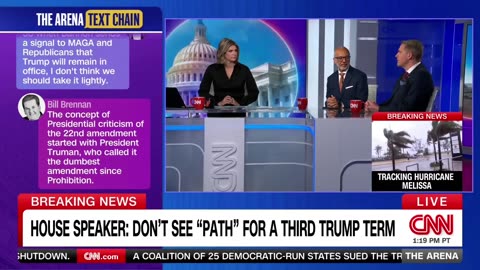 Scott Jennings MOCKS Democrats for melting down over President Trump's "3rd term" talk